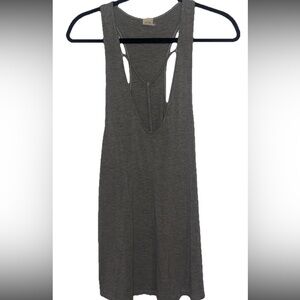 We The Free Heather Gray Flowy Soft Tank Top